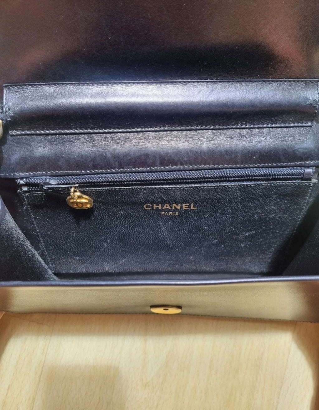 Sac Chanel vintage cuir noir