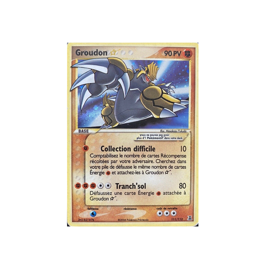 Groudon Gold star FR