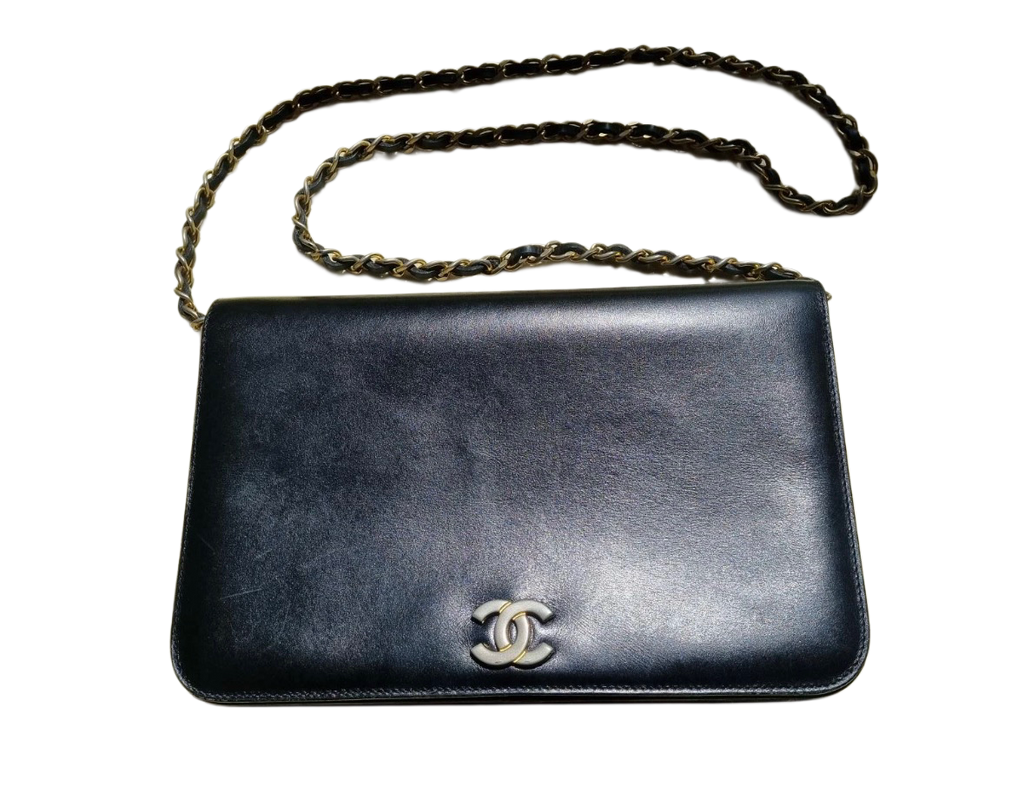 Sac Chanel vintage cuir noir