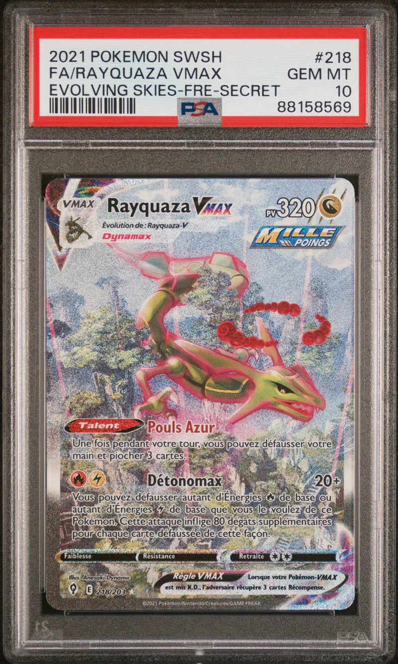 Rayquaza Vmax [PSA 10] 218/203